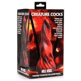Creature Cock Hell Kiss Twisted Tongues Silicone Dildo