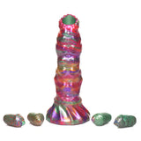 Creature Cock Larva Silicone Ovipositor Dildo With Eggs