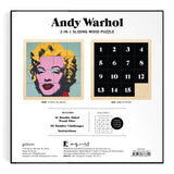 Andy Warhol Marilyn 2-in-1 Sliding Wood Puzzle