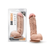 Dr. Skin Mr. D 8.5 Inch Long Dildo - Vanilla