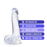 B Yours Plus Ram N’ Jam Realistic Clear 8-Inch Long Dildo