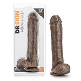 Dr. Skin Mr. Savage Realistic Chocolate 11-Inch Long Dildo