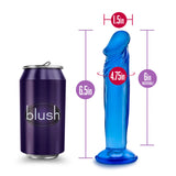 B Yours Sweet N' Small 6 Realistic Blue 6.5-Inch Long Dildo