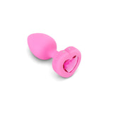 B-Vibe vibrating heart plug Pink Small