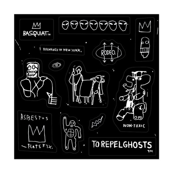 Basquiat in Black & White - Sheet of 13 Kiss-Cut Stickers