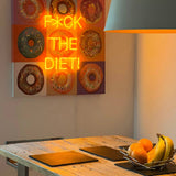 'f the Diet' Wall Artwork - Led Neon