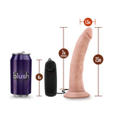 Dr. Skin Dr. Dave Realistic Vanilla 7.5-Inch Vibrating Dildo