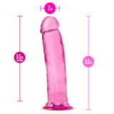 B Yours Plus Thrill N’ Drill Realistic Pink 9.5-Inch Long Dildo