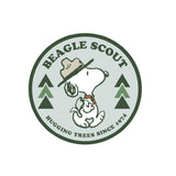 Snoopy Hugging Trees Scout Patch