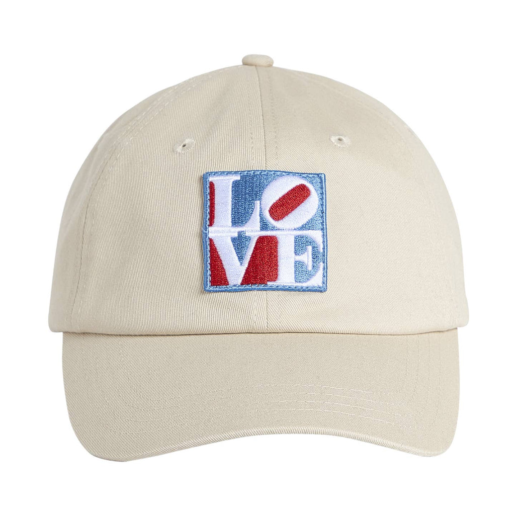 Robert Indiana Love Patch Dad Cap - Stone
