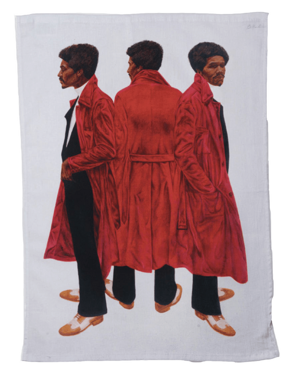 Sir Charles, Alias Willie Harris tea towel by Barkley L Hendricks x Third Drawer Down