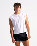 TEAMM8 Strike Muscle Tank - White