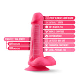 Neo Elite Neon Pink: 6.5-Inch Dildo