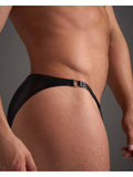 TEAMM8 Flex Brief - Faux Leather Black