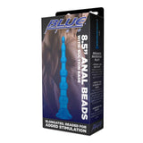 8.5" Anal Beades With Suction Base by Blue Line