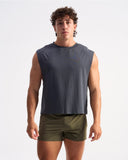 TEAMM8 Strike Muscle Tank - Gunmetal