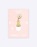 Whoopsy Daisy enamel pin by Dicks Don't Lie