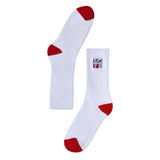 Robert Indiana Love Crew Socks - White