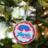 Apres All Day Needlepoint Ornament