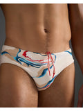 TEAMM8 Resort Wide Cut Swim Brief - Sand
