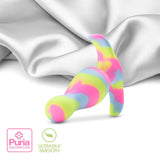 Avant Kaleido Lime Artisan 3 Inch Tapered Stayput Butt Plug with Pleasure Curves