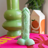 Candle Lume Penis Candle Green