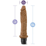 Dr. Skin Cock Vibe 8 Realistic Mocha 9.75-Inch Long Vibrating Dildo