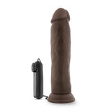 Dr. Skin Dr. Throb Realistic Chocolate 9.5-Inch Vibrating Dildo