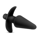 Anal Adventures Platinum Black 5-Inch Vibrating Anal Plug