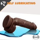 Dr. Skin Glide Realistic Chocolate 8.5-Inch Long Dildo