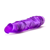 B Yours Vibe #1 Realistic Purple 9-Inch Long Vibrating Dildo