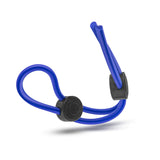 Stay Hard Blue Silicone Double Loop Penis Ring