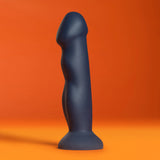 Avant Suko Indigo D12: Artisan 8 Inch Curved G-Spot Dildo with Suction Cup Base