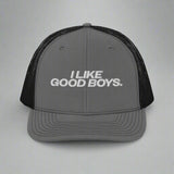 I Like Good Boys Trucker Hat -Charcoal / Black