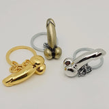 COCK KEYCHAIN GOLD