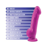 Avant Ergo Violet D7 Artisan 7 Inch Dildo with Suction Cup Base