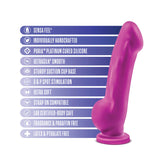 Avant Ergo Violet D7 Artisan 7 Inch Dildo with Suction Cup Base