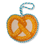 Pretzel Needlepoint Ornament