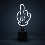 Neon 'middle Finger' Sign