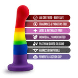 Avant Pride Freedom P1 Artisan 6 Inch Curved P-Spot / G-Spot Dildo