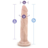 Dr. Skin Silicone Dr. Carter Realistic Vanilla 7.5-Inch Long Dildo