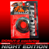 Oxballs Atomic Jock Do-Nut-2 Fatty Silicone Plus+ Cock Ring - Night Edition