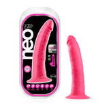 Neo Elite Neon Pink 7.5-Inch Long Dildo