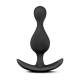 Luxe Explore Black 4.5-Inch Anal Plug With Handle