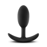 Anal Adventures Platinum Vibra Slim Black 4-Inch Anal Plug