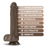 Dr. Skin Silicone Dr. Murphy Realistic Chocolate 8.75-Inch Thrusting & Vibrating Dildo