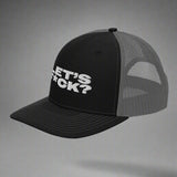 Let's F*Ck Trucker Hat by YES HOMO - Black / Charcoal