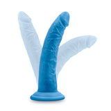 Neon Blue 7.5-Inch Long Dildo