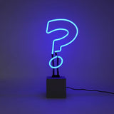 Neon question Mark Sign