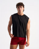TEAMM8 Strike Muscle Tank - Black